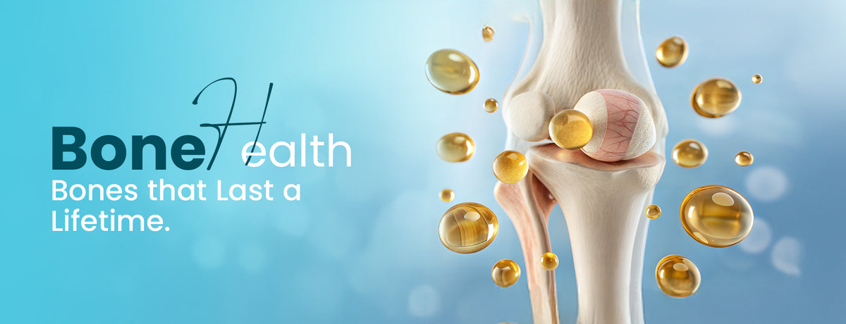 Bone Health supplements for strong bones  Banner